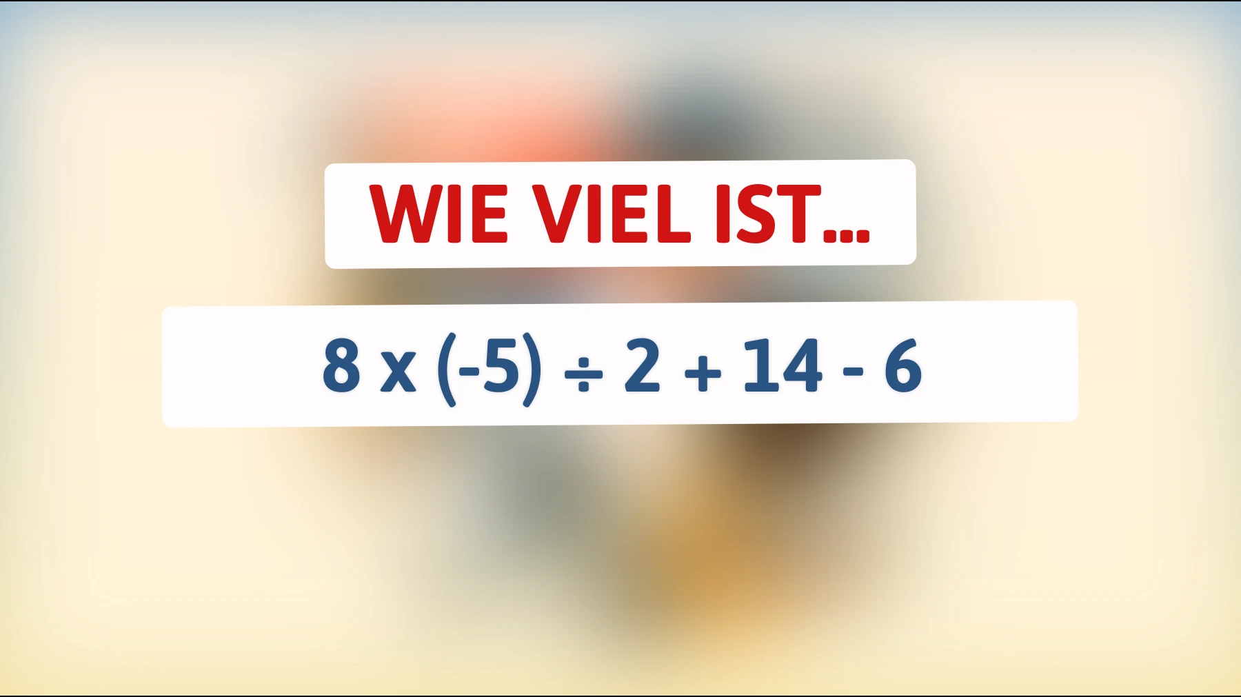 Nur ein Genie kann diese mathematische Herausforderung lösen: Schaffst du es, die richtige Antwort zu finden?"