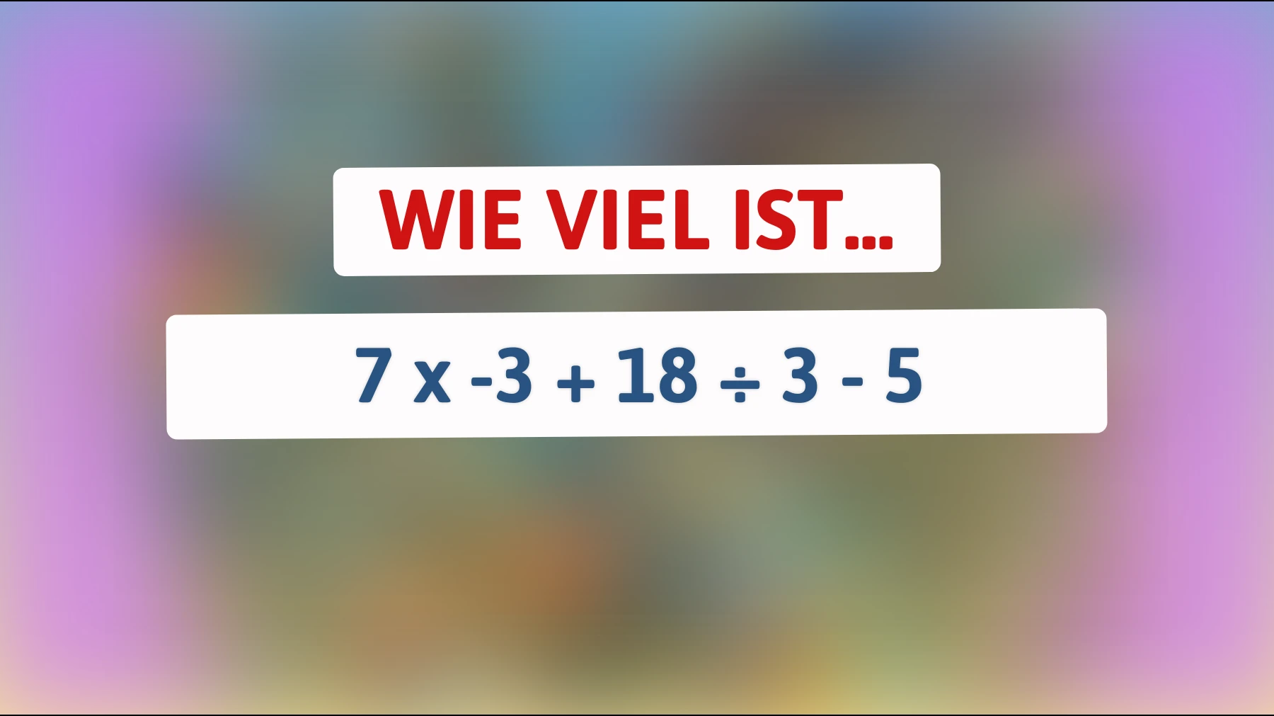 Nur 1% können dieses mathematische Rätsel lösen: Schaffst du es?"