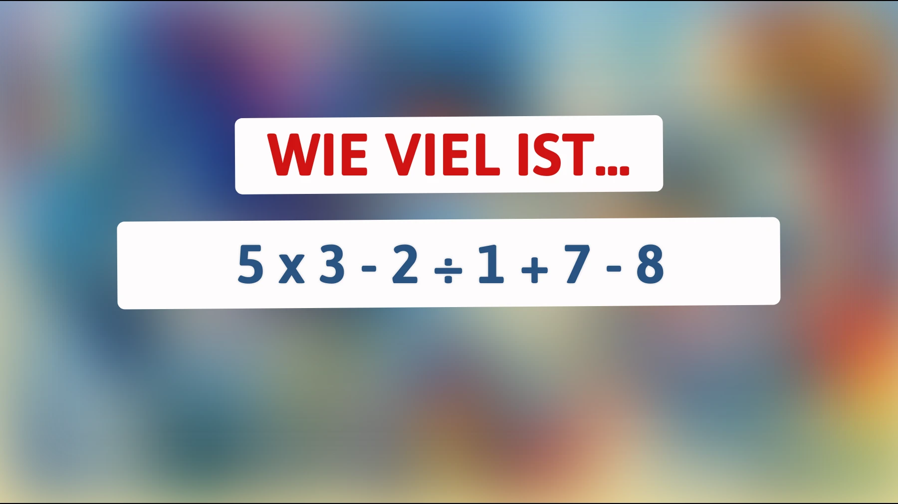 Nur die klügsten Köpfe können dieses mathematische Rätsel in Sekunden lösen – schaffen Sie es, die richtige Antwort zu finden?"