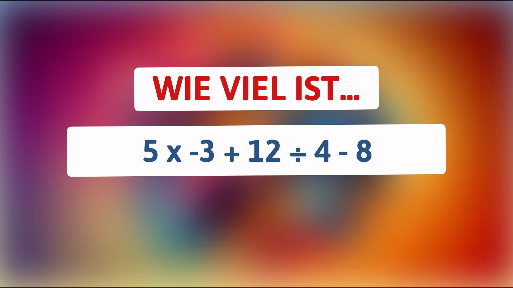 Nur echte Denker knacken dieses Mathe-Rätsel – Können Sie es lösen?"