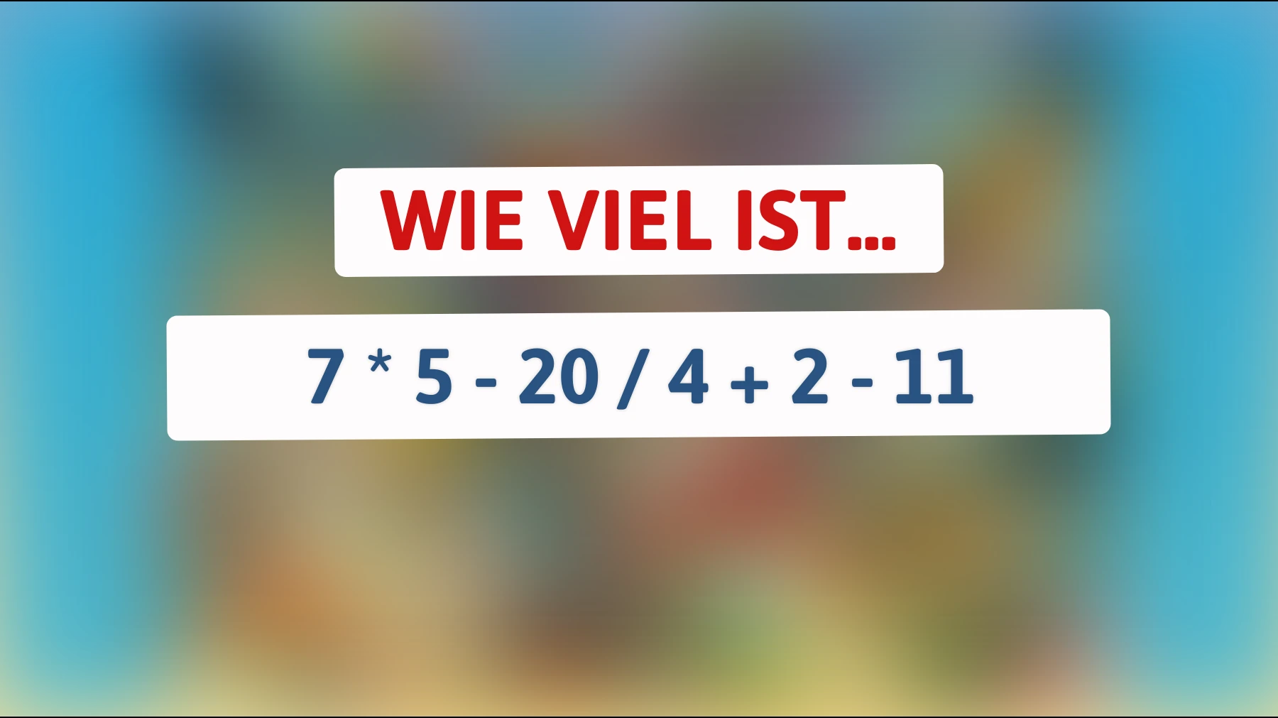 Nur für schlaue Köpfe: Kannst du dieses verdrehte Mathe-Rätsel lösen? Teste dein Wissen jetzt!"