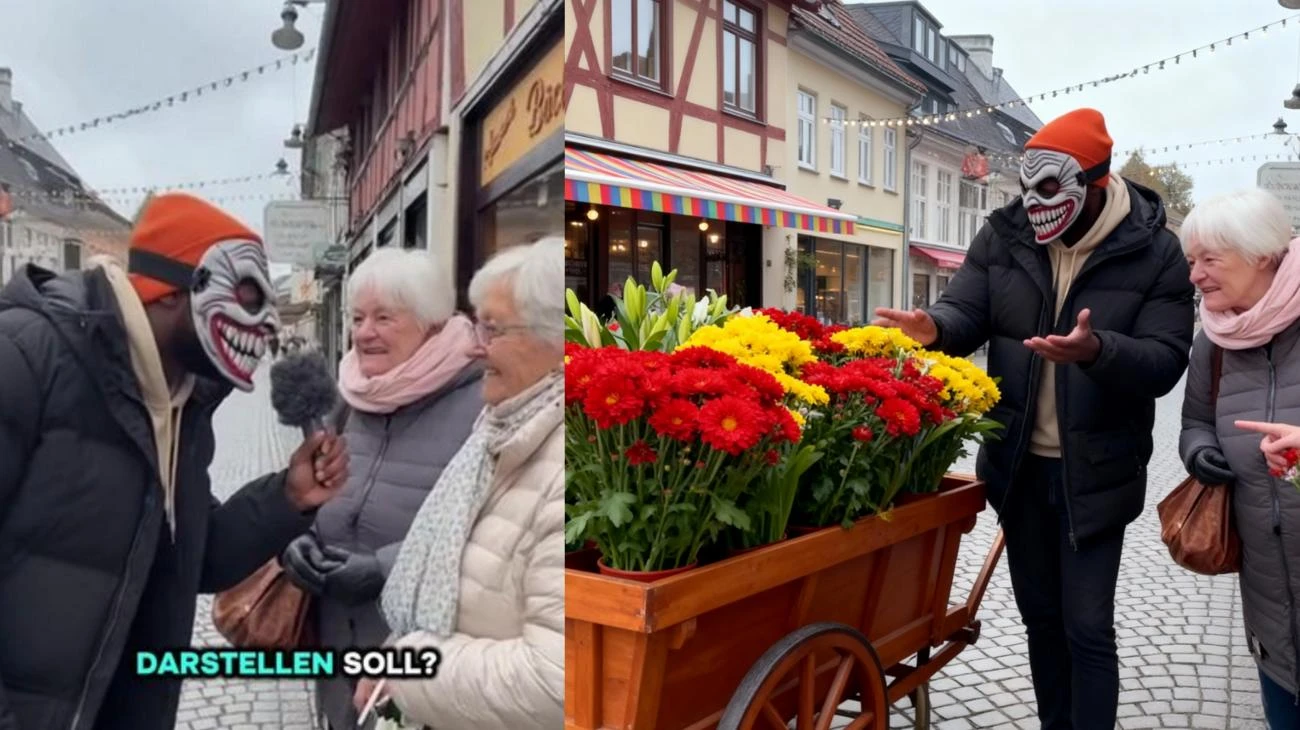 Wovor sich die Omas heute so erschrecken… #halloween #fasching #interview #omas #satire"